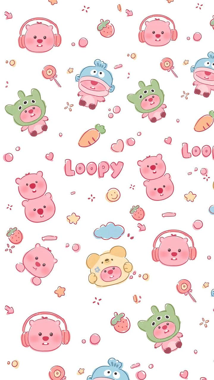 Loopy đáng yêu cute làm hình nền điện thoại