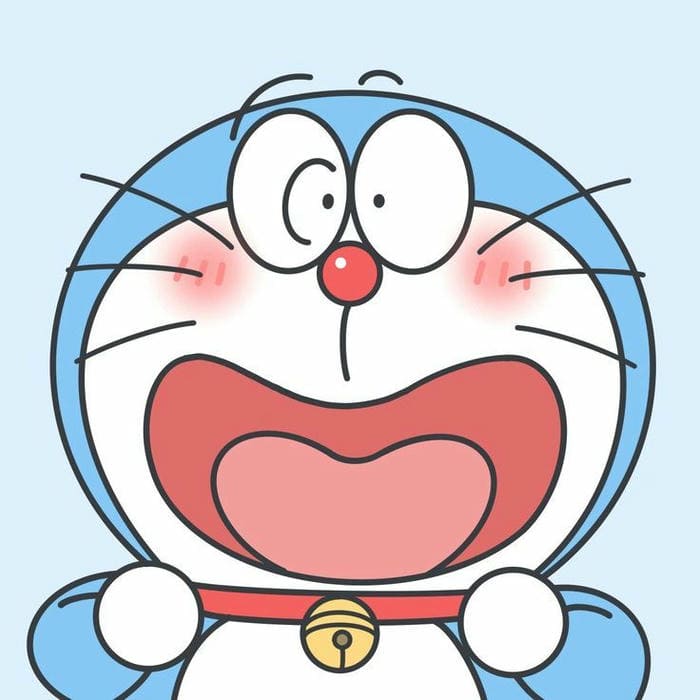 Avatar hình Doraemon biểu cảm đáng yêu