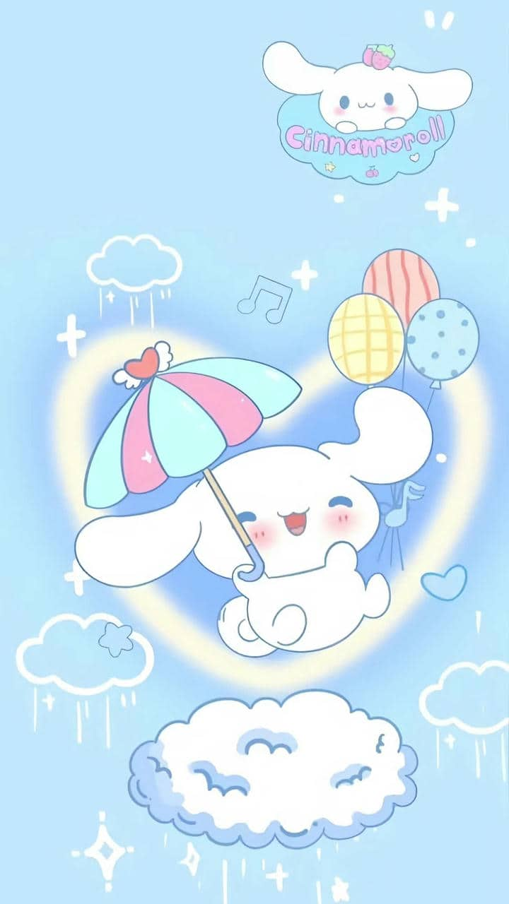 Ảnh nền điện thoại hình Cinnamoroll cute