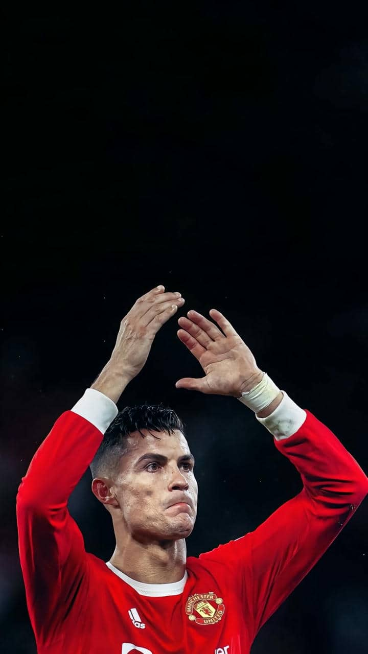 Hình nền Ronaldo 4k MU