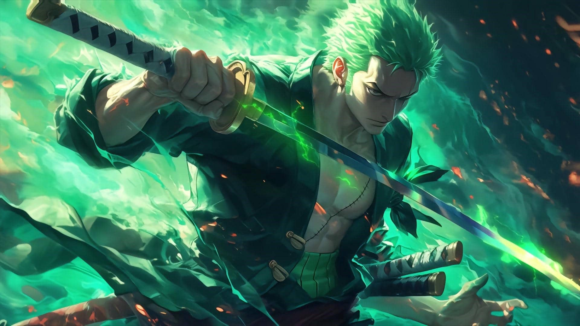 Hình nền One Piece 4k Zoro