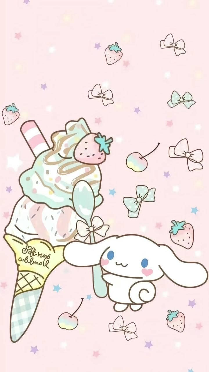 Ảnh hình nền điện thoại Cinnamoroll siêu cute