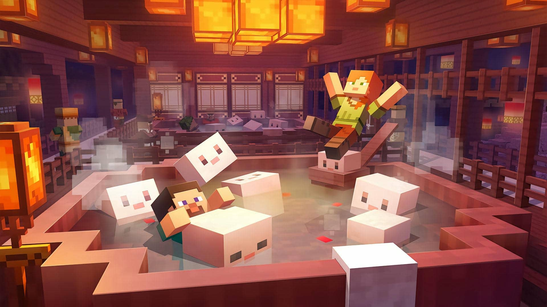 Ảnh hình nền đt Minecraft 3d