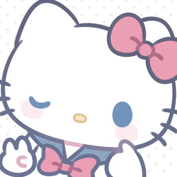 Ảnh avatar hình mèo Hello Kitty cute