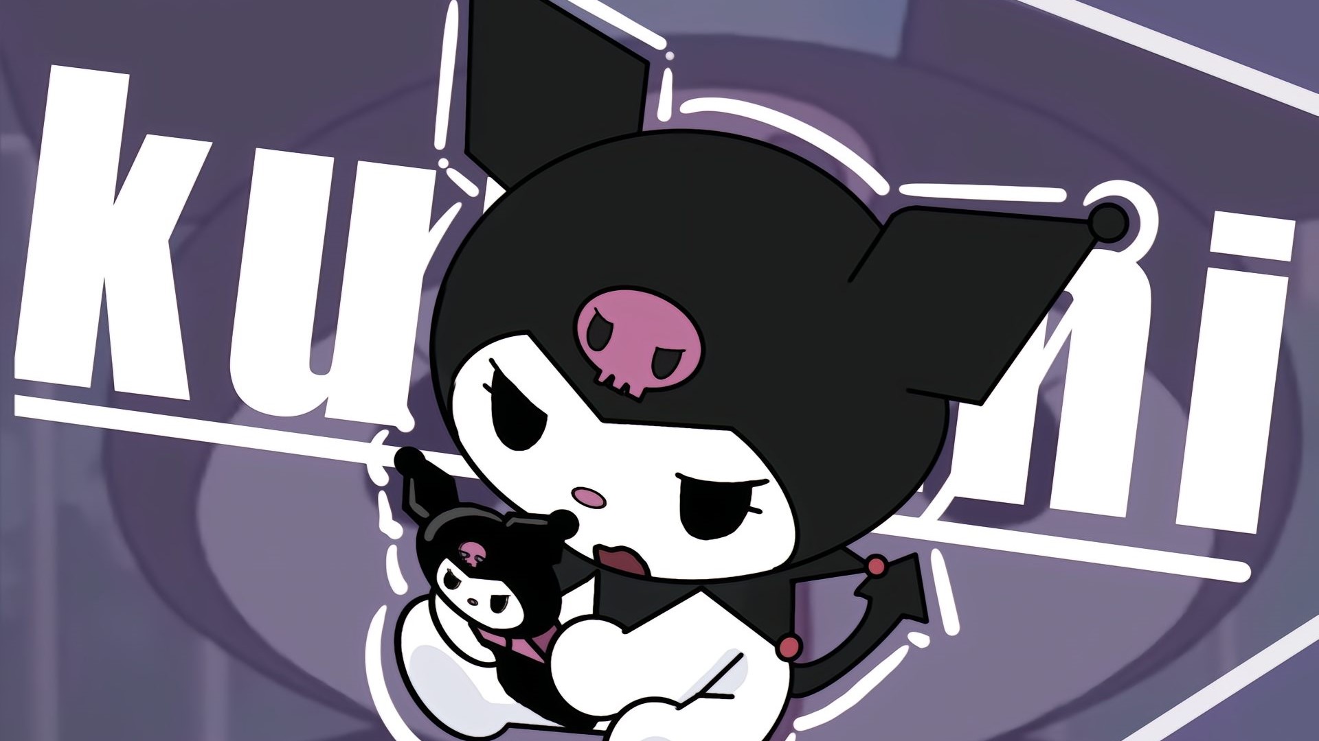 Hình nền máy tính hình Kuromi cute