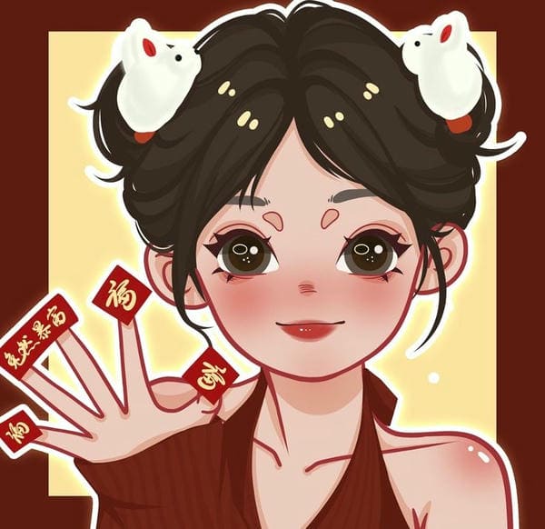 Hình ảnh avatar tết chibi nam đáng yêu cho Zalo