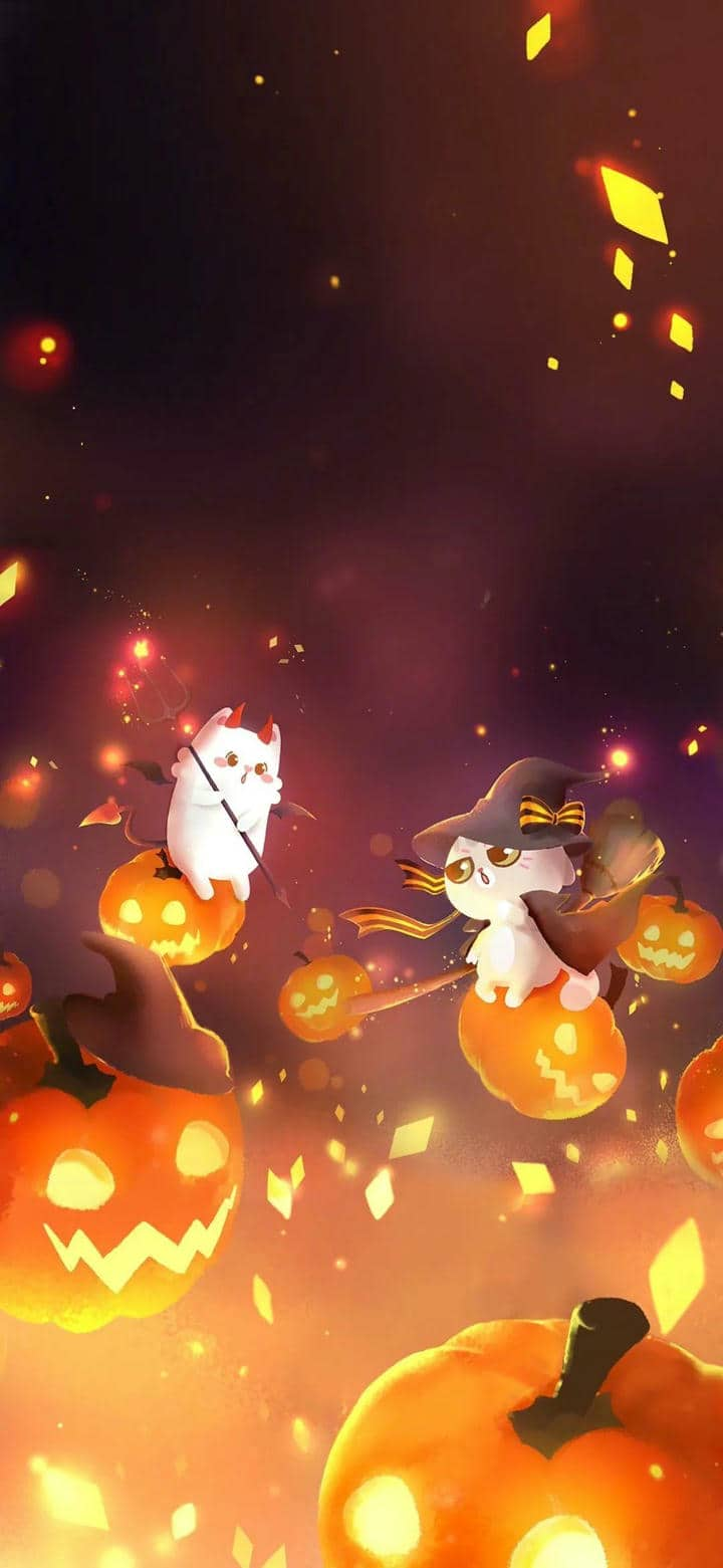 Hình nền Halloween cho điện thoại cute