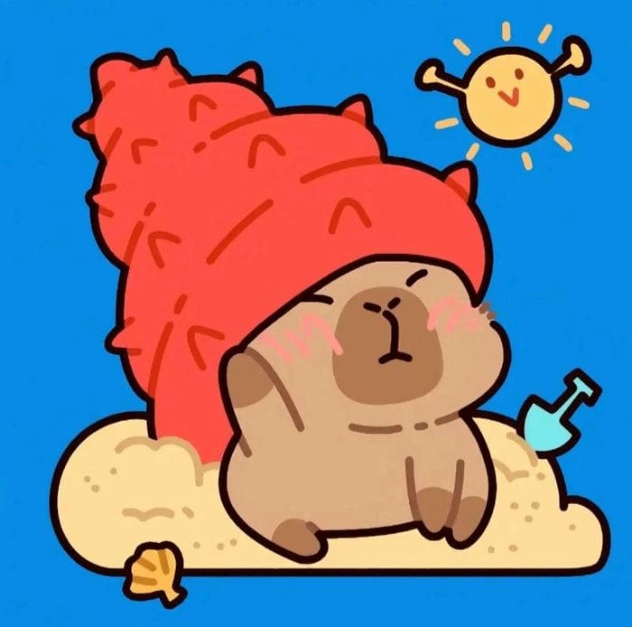 Capybara avatar vô tri