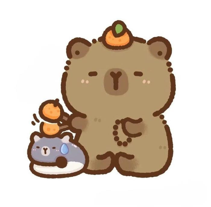 Hình Capybara avatar vô tri