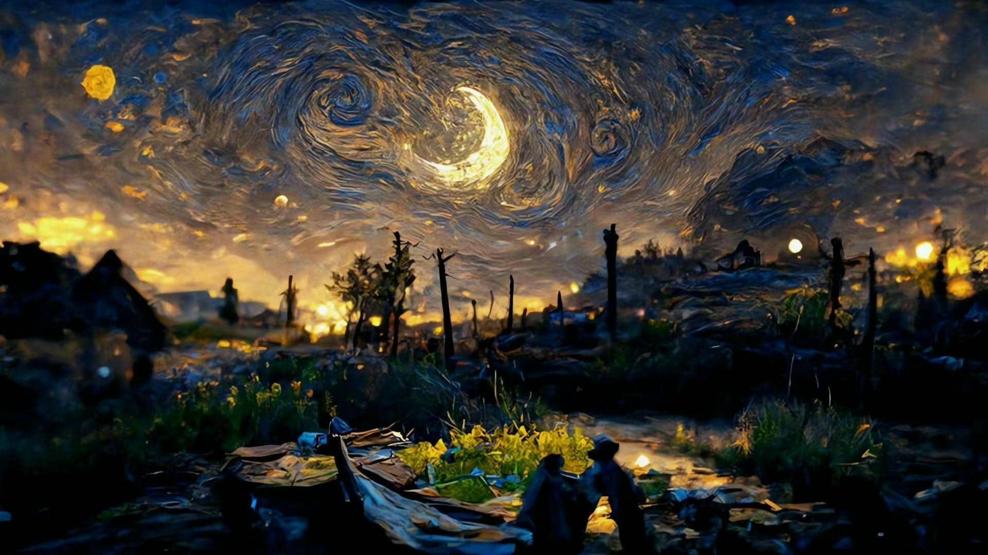 Hình nền Van Gogh 4k pc