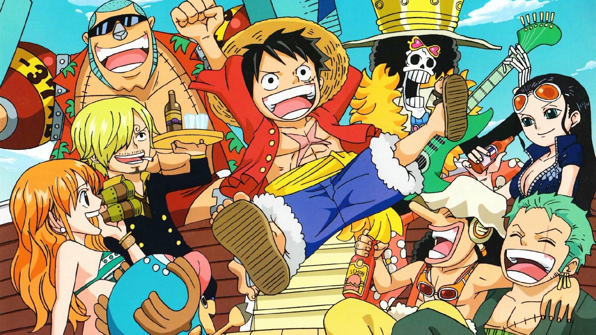 Ảnh hình nền điện thoại One Piece cute