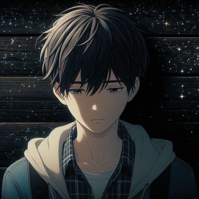 Ảnh anime sad boy avatar