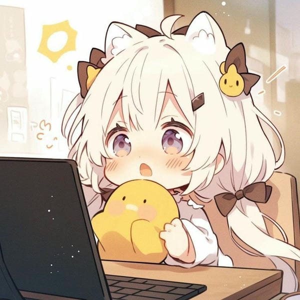 Ảnh avatar anime nữ đội mũ Cinnamoroll siêu cute