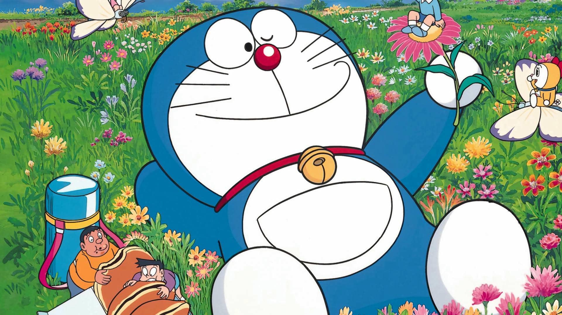 Hình nền laptop Doraemon cute