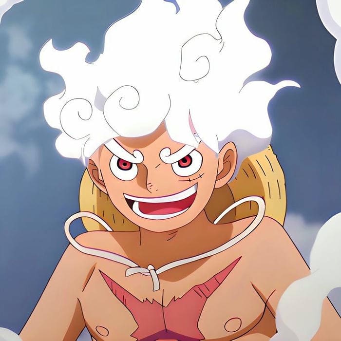 Luffy Gear 5 avatar ngầu