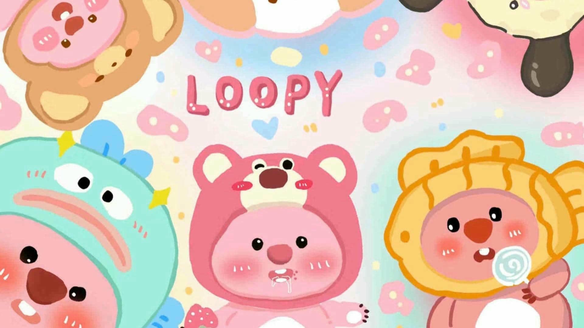 Ảnh Loopy cute làm hình nền máy tính