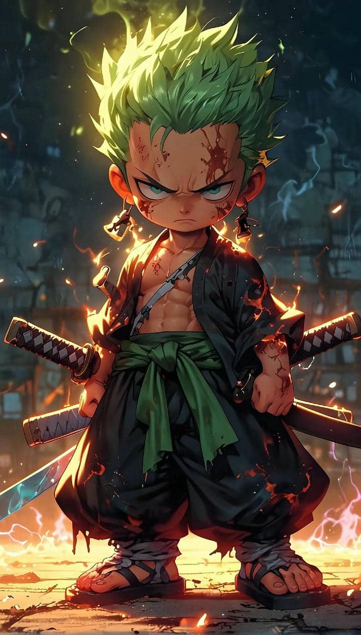 Hình nền Zoro chibi