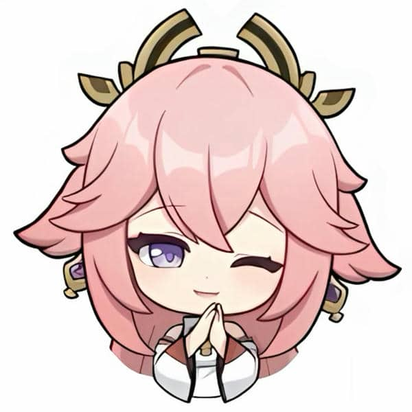 Hình ảnh avatar chibi Yae Miko cute