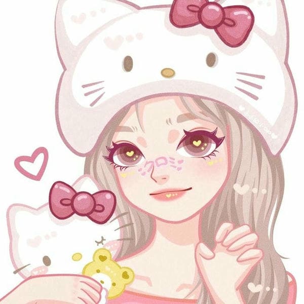 Ảnh avatar mèo con cute