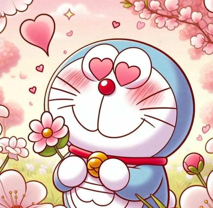 Ảnh avatar cute hình Doraemon